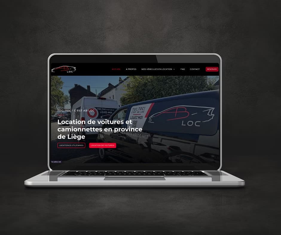 Aperçu du site internet réalisé par Blue Pixel pour ABloc